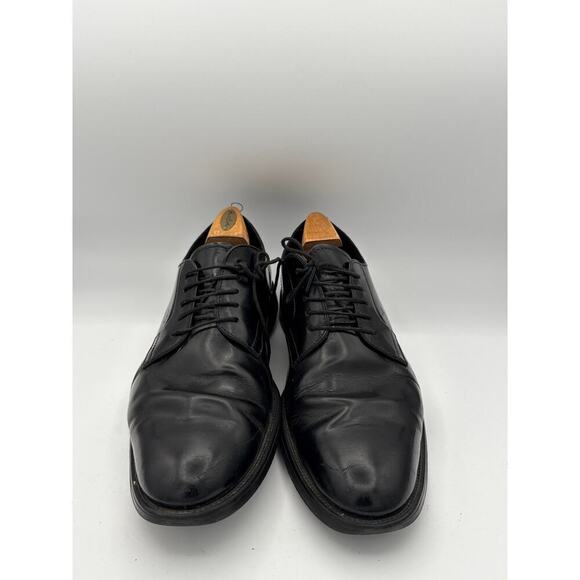 Men’s Tods Black Leather Dress Shoes Sz 10